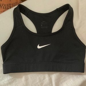 New Nike black sports bra
